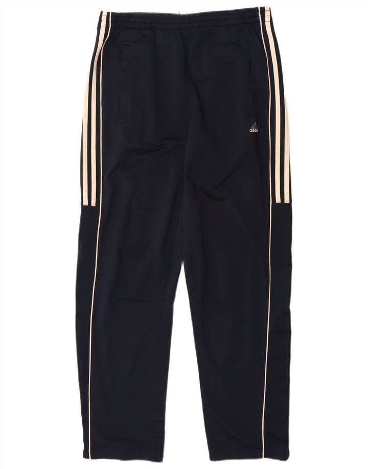 Calça de treino masculina Adidas médio azul marinho poliéster