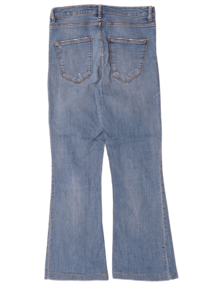 Zara Jeans Bootcut Feminino EU 40 Médio W30 L28 Azul