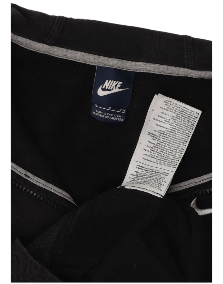 Suéter Nike Masculino Zip com Capuz Pequeno Algodão Preto
