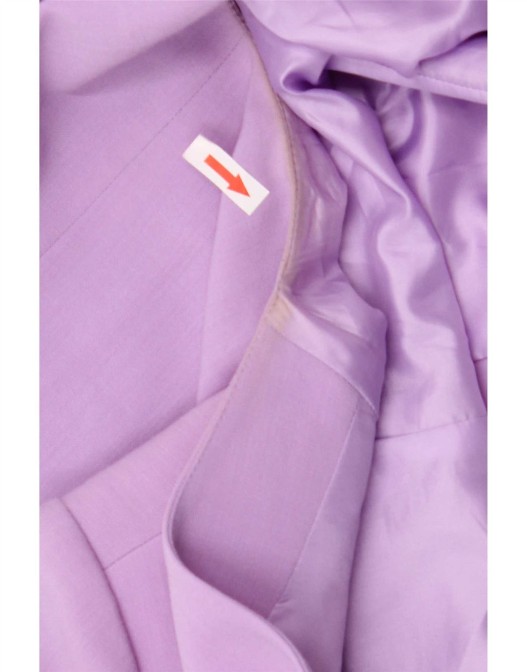 Jaqueta blazer feminina Jacques Vert com 1 botão Reino Unido 20 2XL roxo poliéster