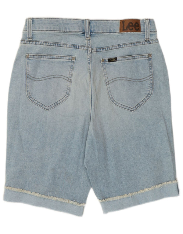 Shorts jeans feminino Lee US 6 médio W28 algodão azul