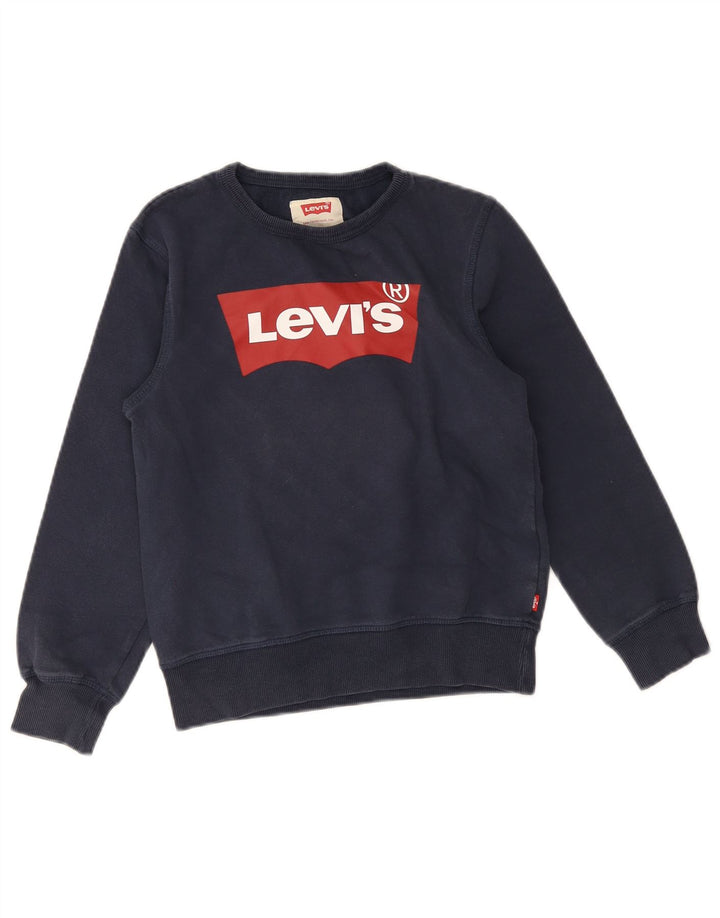 Moletom gráfico Levi's Girls 11-12 anos azul marinho