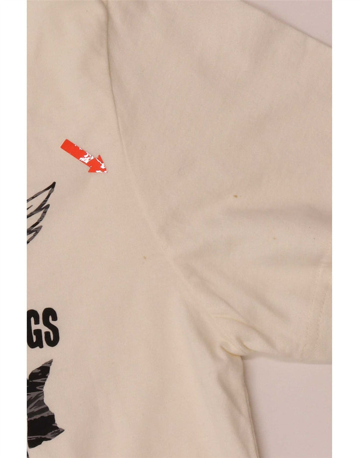 Camiseta gráfica masculina Superdry Top XL algodão branco