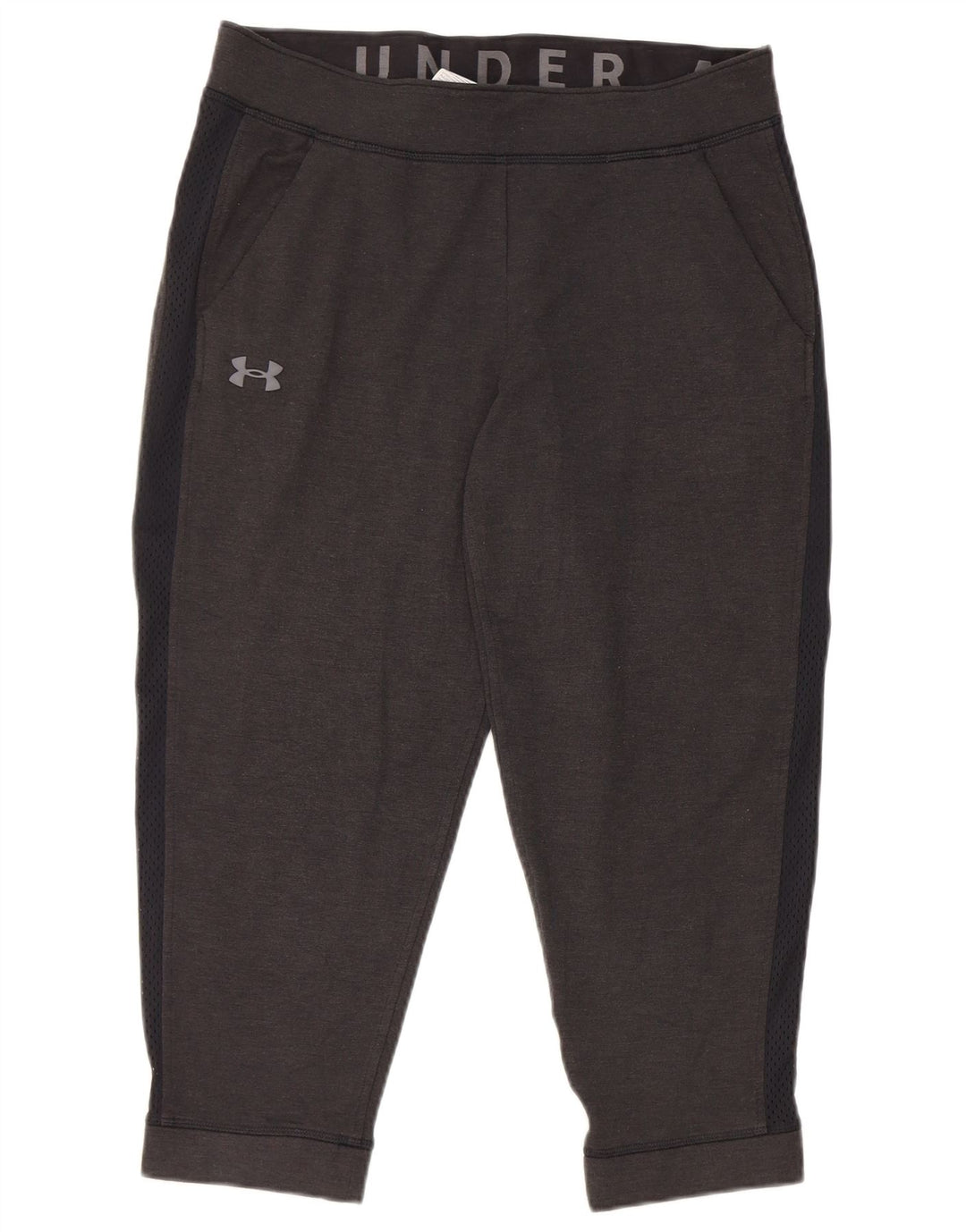 Under Armour Calças de treino femininas Joggers UK 14 cinza médio