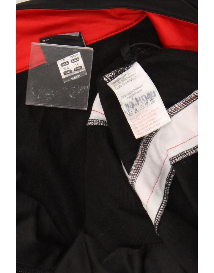 Jaqueta Umbro Meninos Treino Top 13-14 Anos XL Preto Colourblock Poliéster