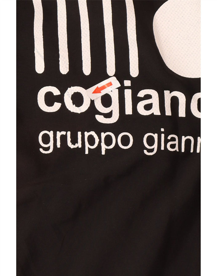 Jaqueta masculina de agasalho gráfico Umbro, grande, cinza, poliéster, bloco colorido