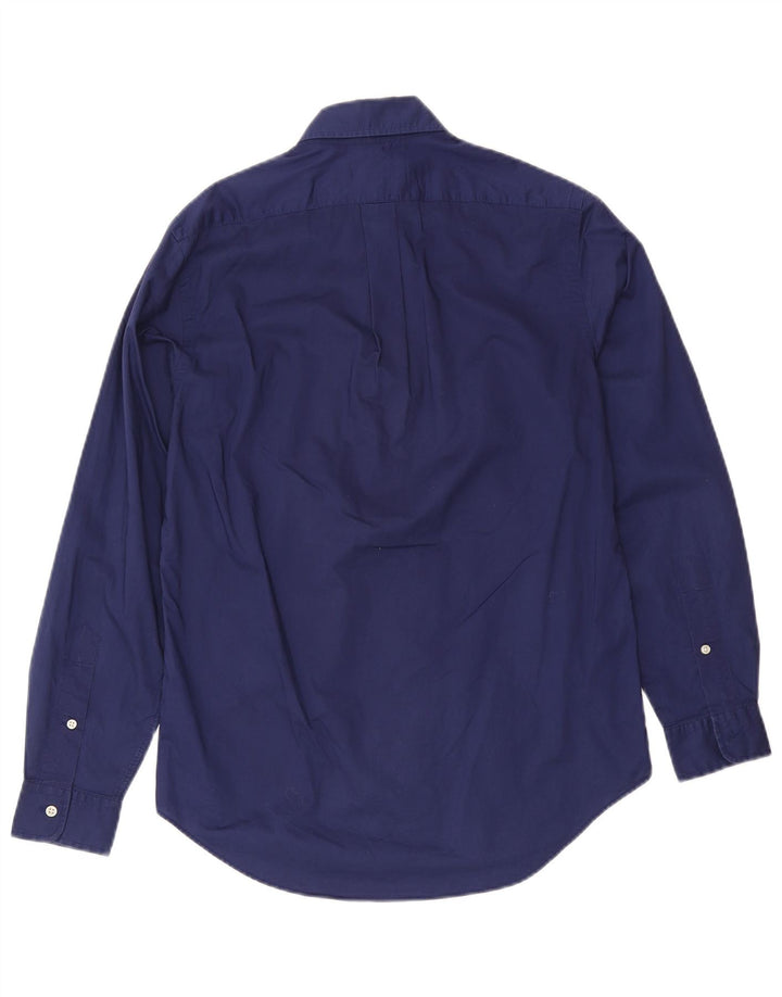 Ralph Lauren Camisa masculina pequena azul marinho