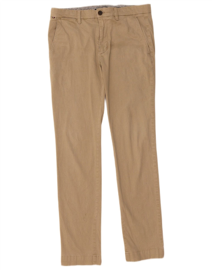 Calça Chino Masculina TOMMY HILFIGER W32 L32 Algodão Bege