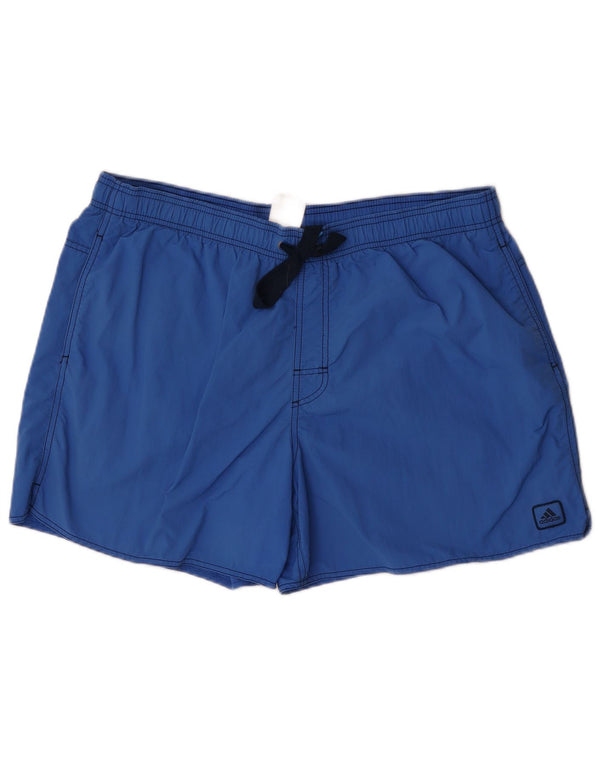 Shorts de natação masculino Adidas XL azul nylon