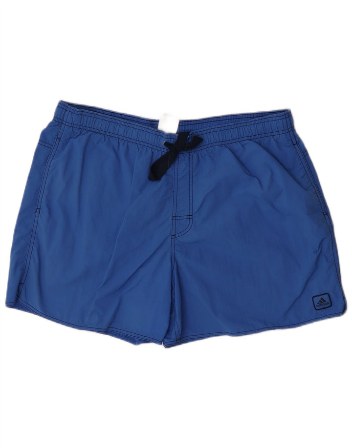 Shorts de natação masculino Adidas XL azul nylon