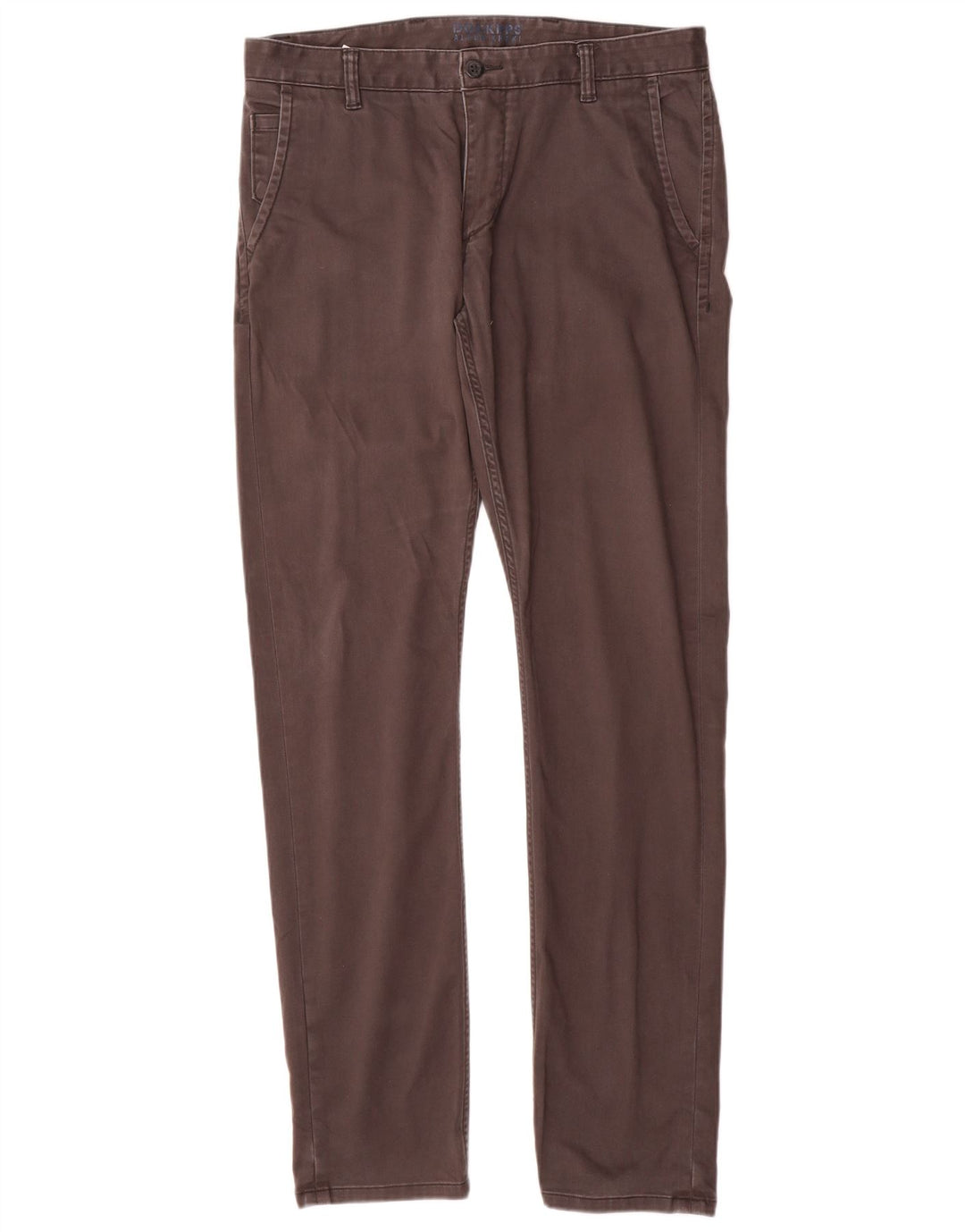 Calça DOCKERS masculina slim Chino W34 L34 algodão cinza