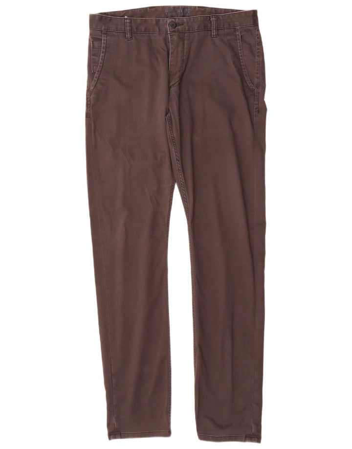 Calça DOCKERS masculina slim Chino W34 L34 algodão cinza