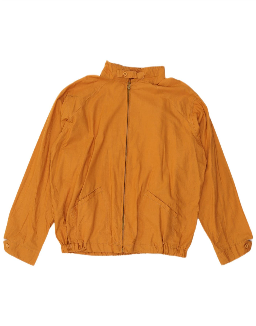 Jaqueta bomber masculina vintage UK 42 XL algodão laranja