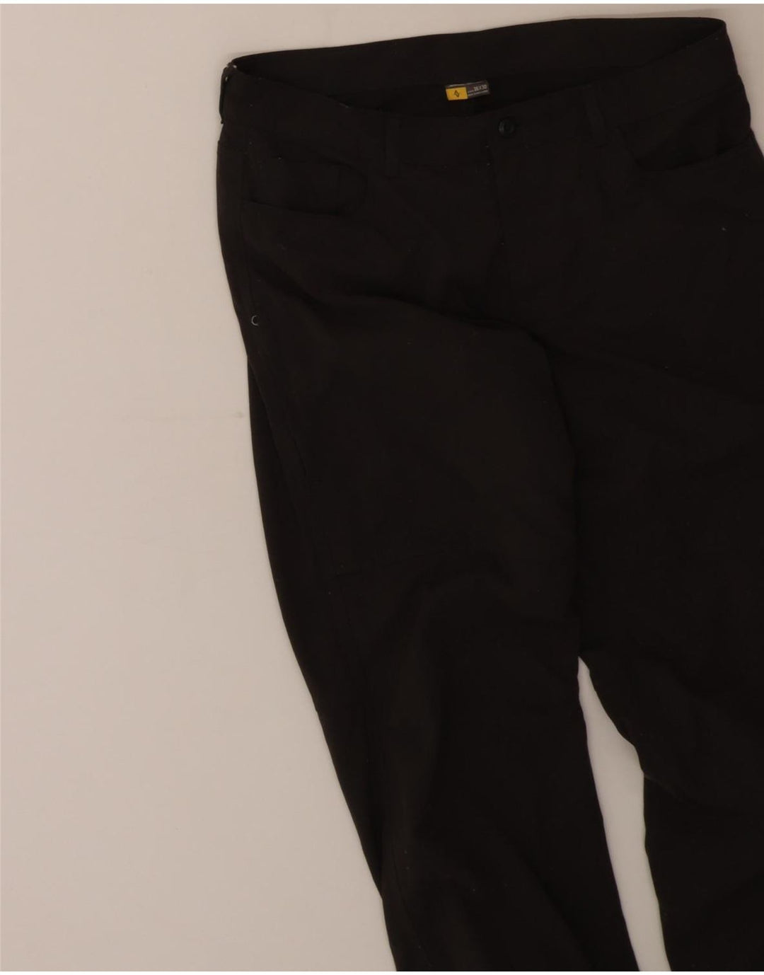 EDDIE BAUER Mens Straight Casual Trousers W36 L30 Black Nylon Vintage Eddie Bauer and Second-Hand Eddie Bauer from Messina Hembry 