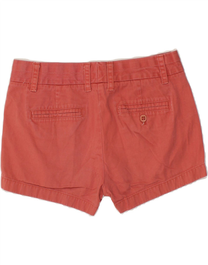 J. CREW Womens Hot Pants US 2 XS W28  Red Cotton Vintage J. Crew and Second-Hand J. Crew from Messina Hembry 