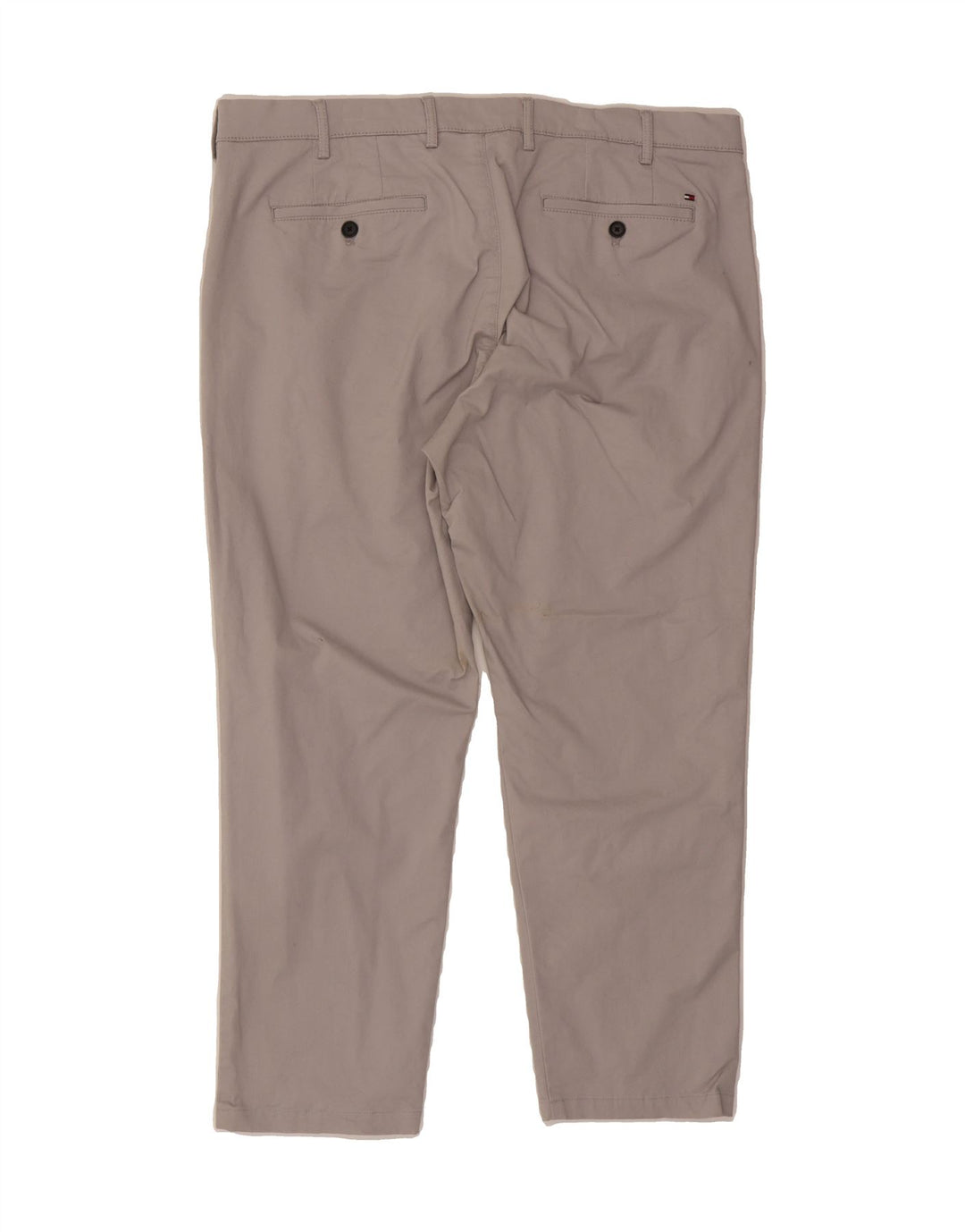 TOMMY HILFIGER Mens Straight Chino Trousers W38 L26 Grey Cotton Vintage Tommy Hilfiger and Second-Hand Tommy Hilfiger from Messina Hembry 