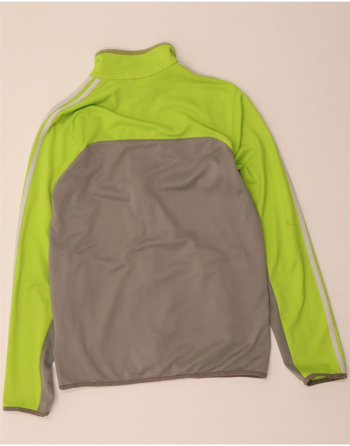 ADIDAS Mens Tracksuit Top Jacket UK 40/42 Medium Grey Colourblock Vintage Adidas and Second-Hand Adidas from Messina Hembry 
