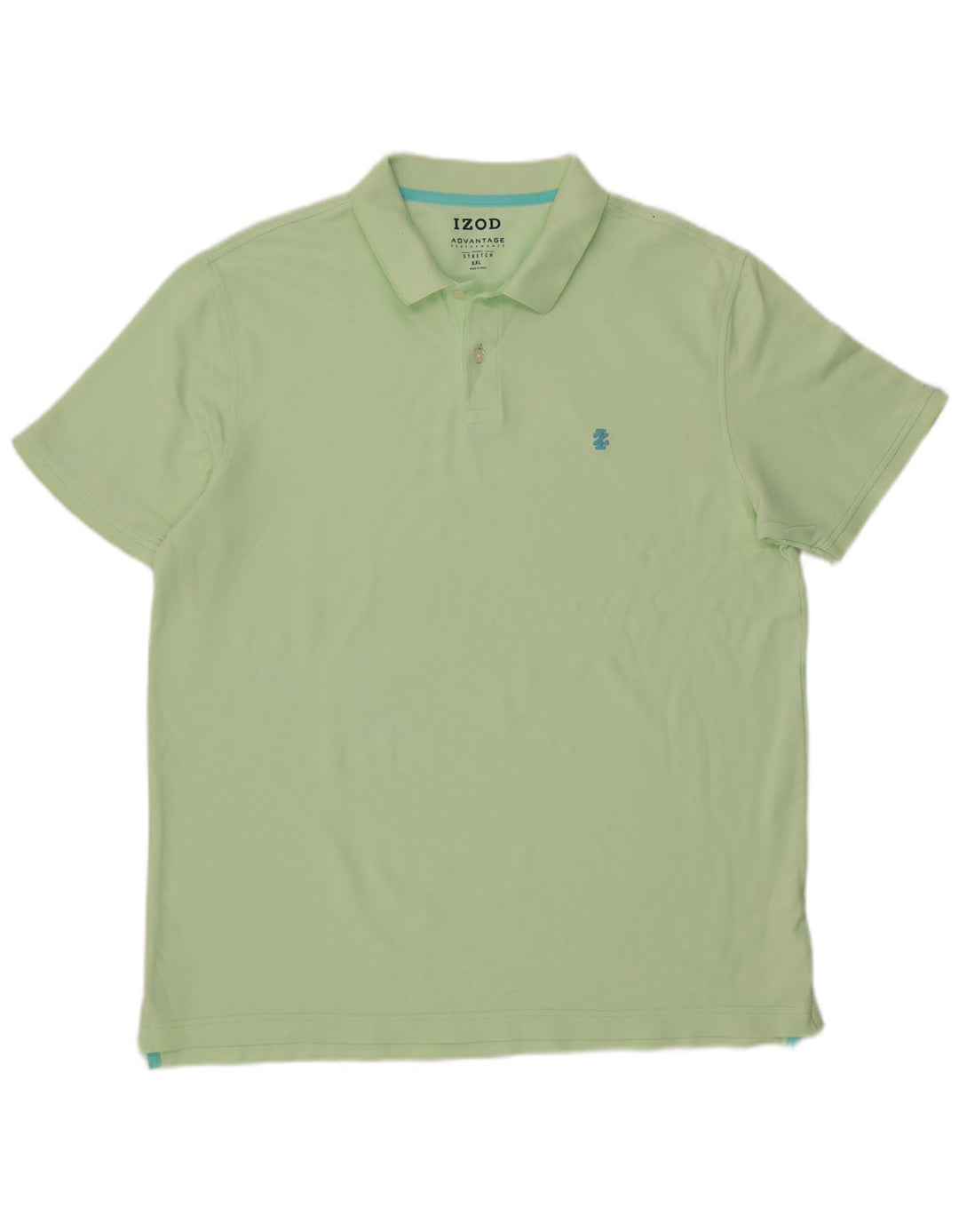 Camisa polo masculina IZOD 2XL algodão verde