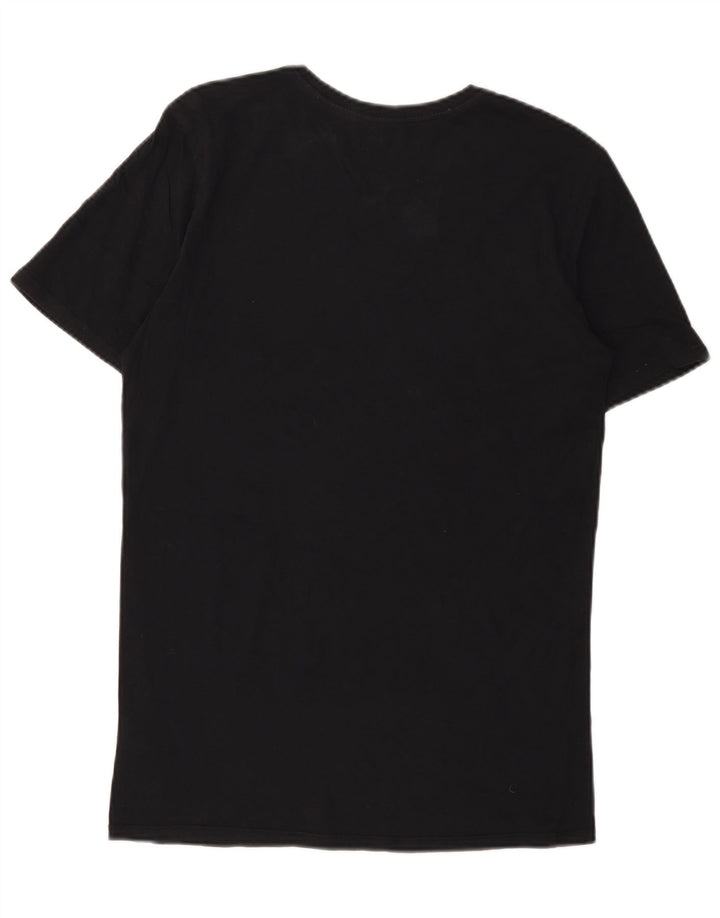 Camiseta Nike masculina gráfica top pequeno algodão preto