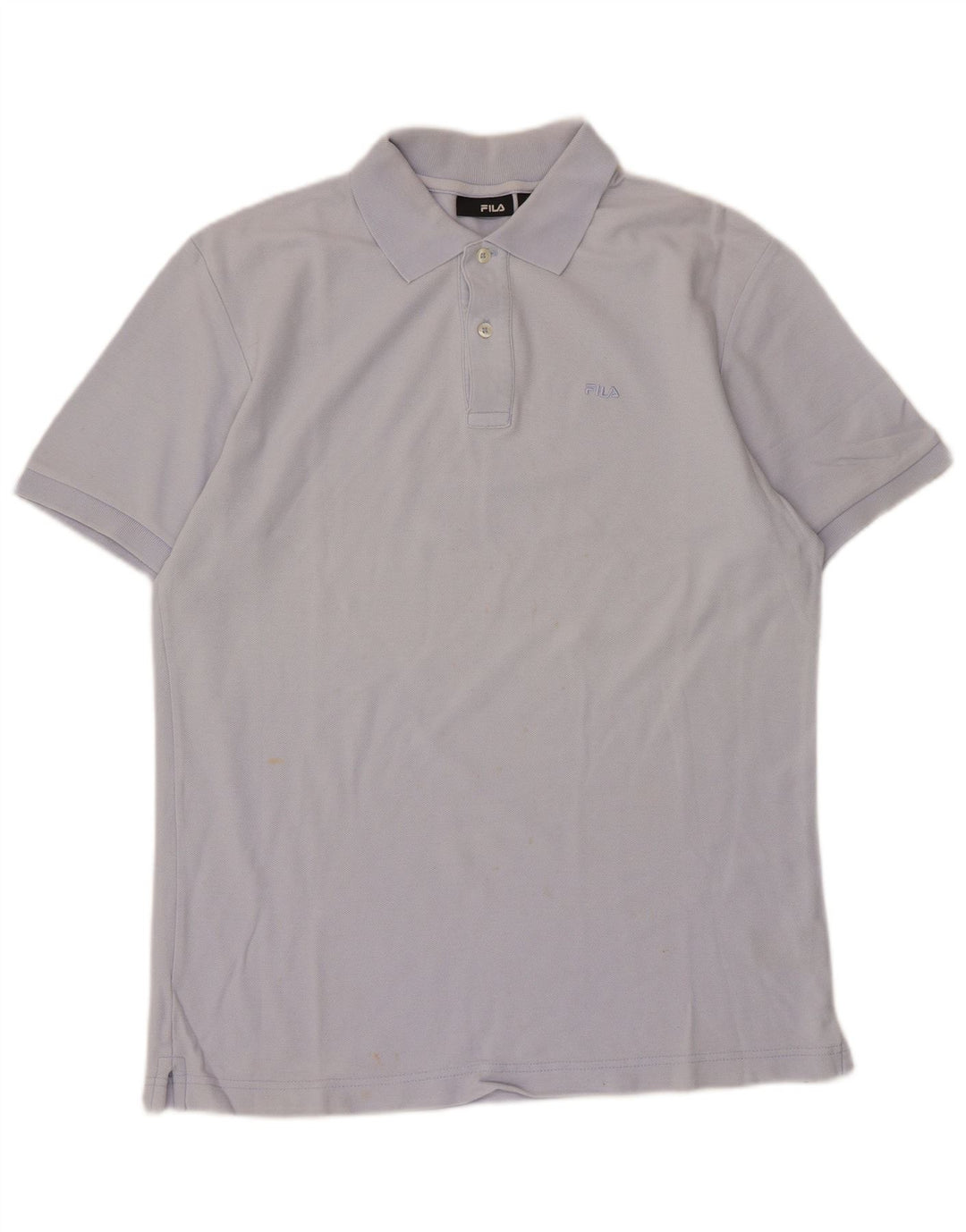 Camisa polo masculina Fila médio algodão azul