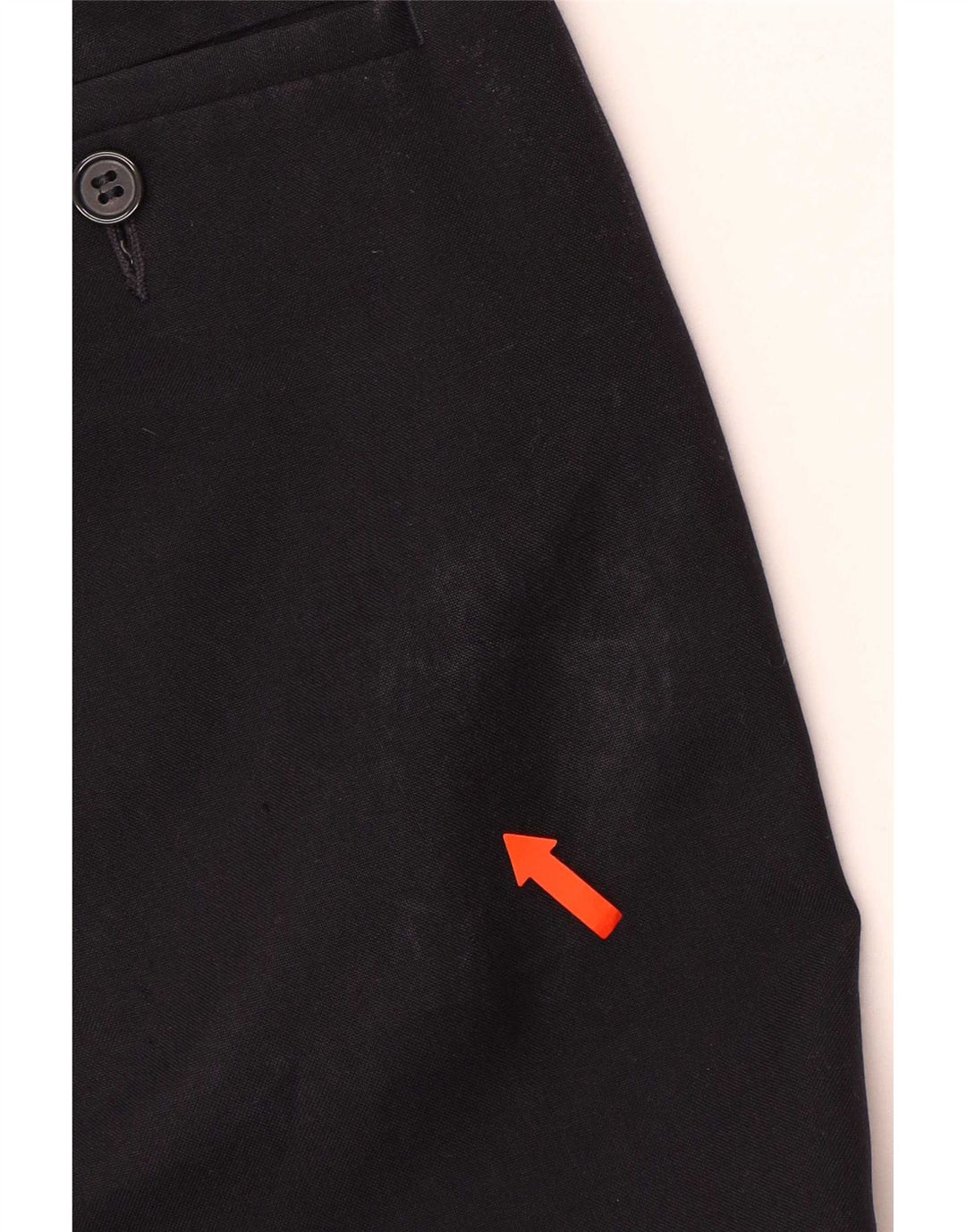 Calça masculina Marks & Spencer Pegged Suit W40 L33 Poliéster azul marinho