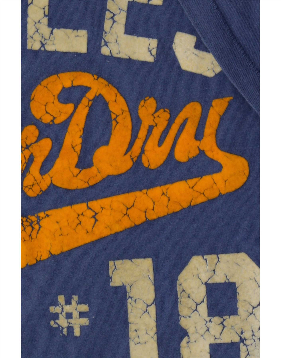 Camiseta gráfica masculina Superdry Top grande azul