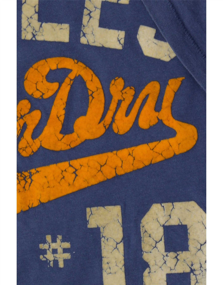 Camiseta gráfica masculina Superdry Top grande azul