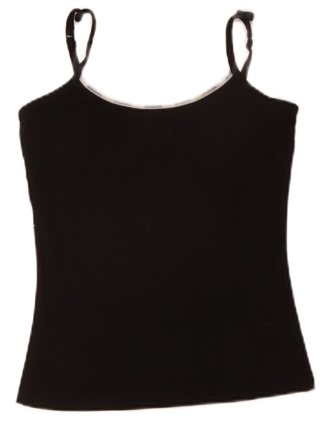 Diadora Womens Cami Top US 2 XS Algodão Preto