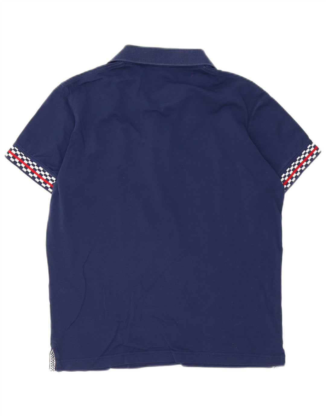 Camisa pólo masculina Harmont & Blaine pequena algodão azul marinho