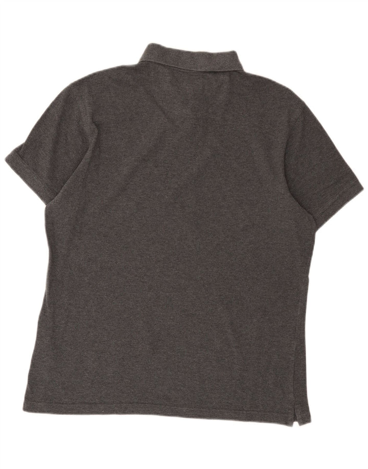 Camisa polo masculina Barbour XL cinza algodão