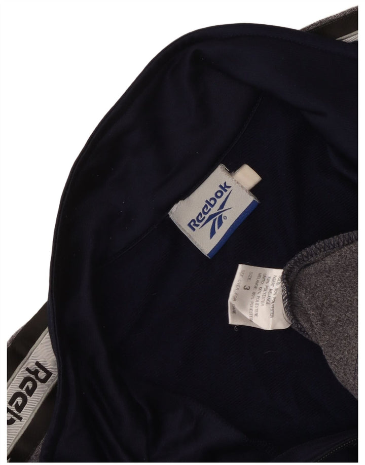 Jaqueta masculina Reebok Graphic Tracksuit Top grande bloco colorido azul marinho