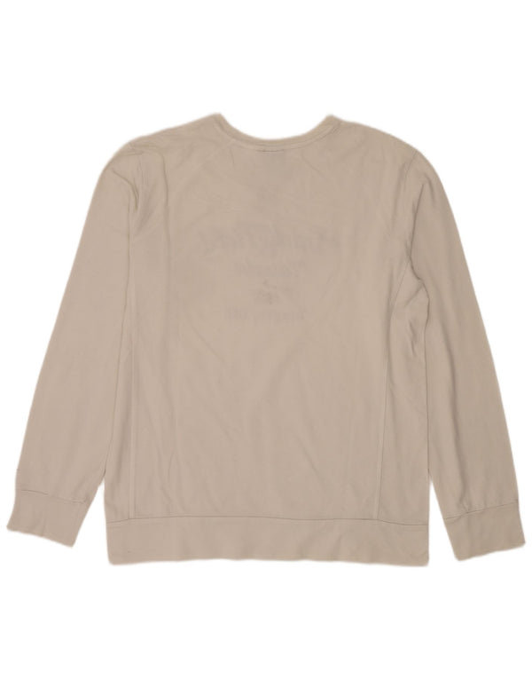 Moletom gráfico masculino Nike Jumper UK 45/47 XL algodão branco