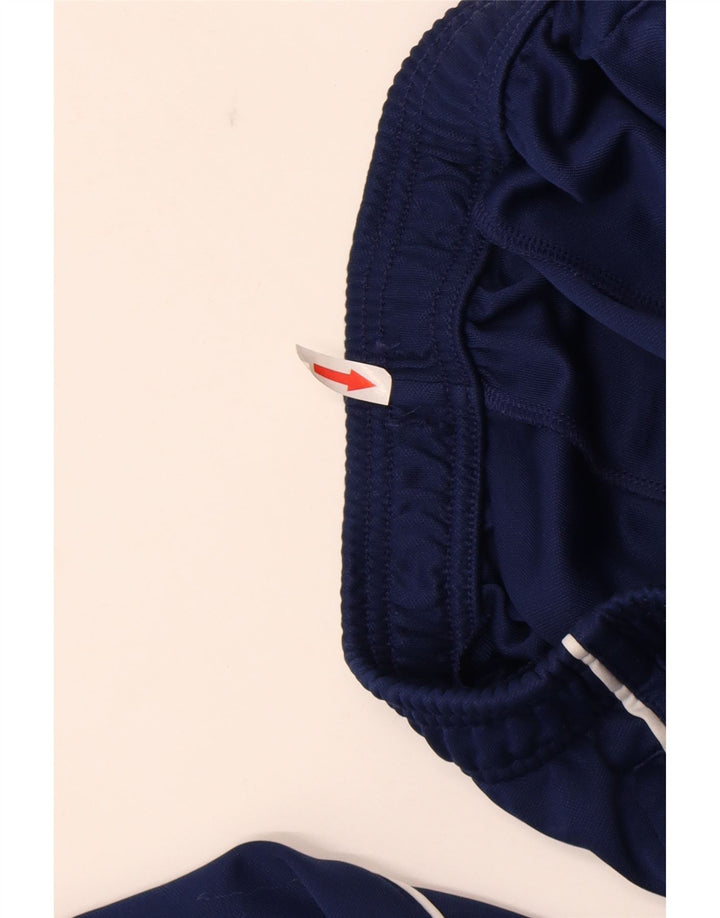 Calça de treino masculina Adidas grande poliéster azul