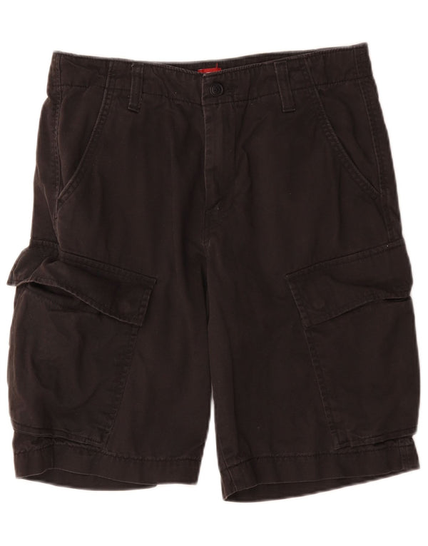 Shorts cargo masculino Levi's W30 médio preto algodão