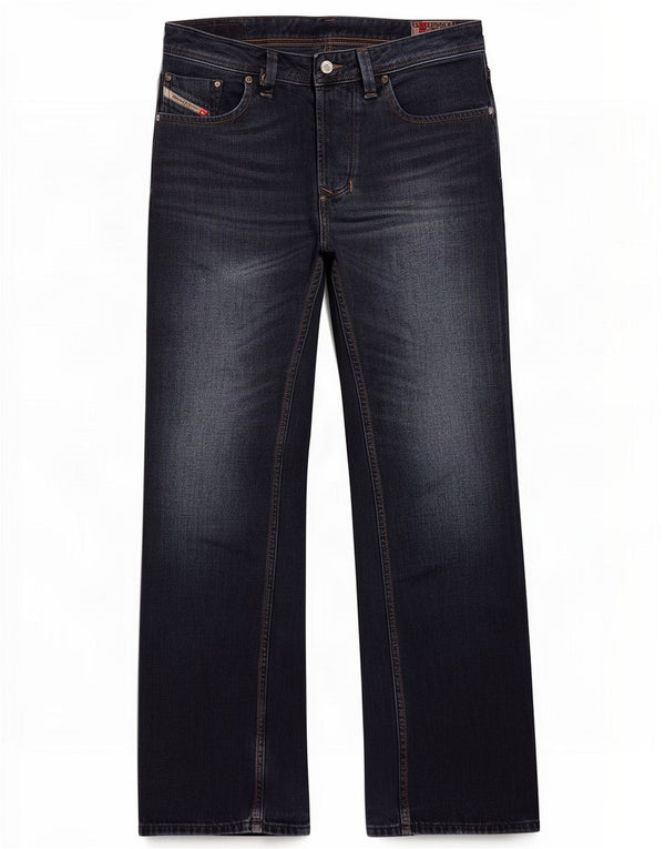 Diesel Mens Larkee Regular Straight Jeans W29 L30 Azul Algodão