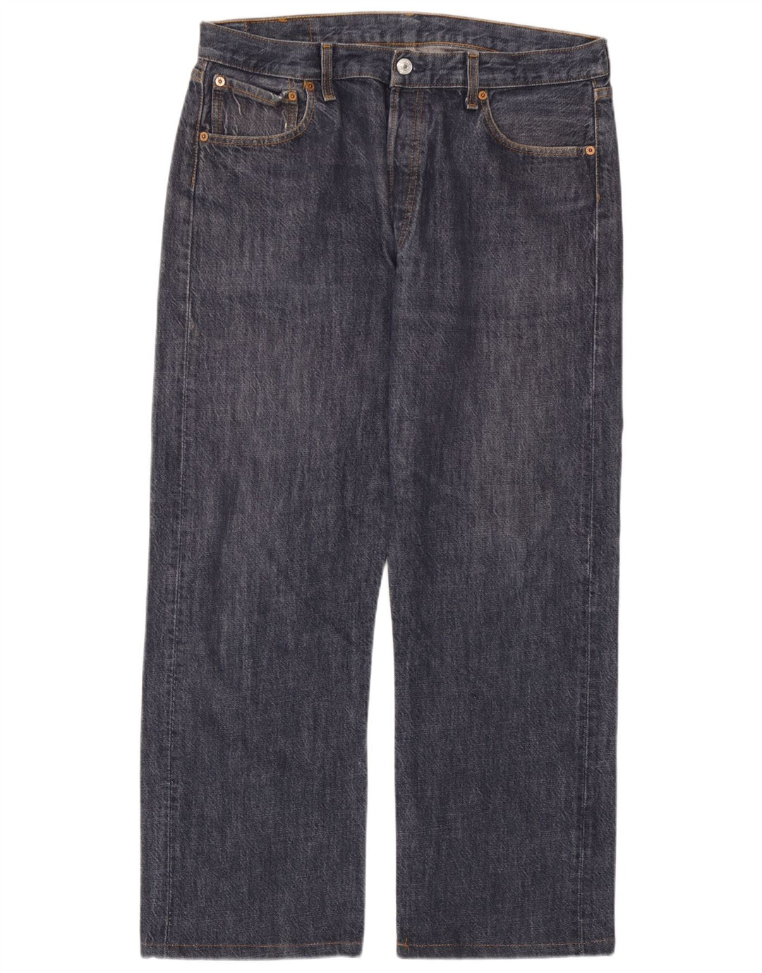 Calça jeans masculina Levi's 501 Straight W36 L28 azul marinho