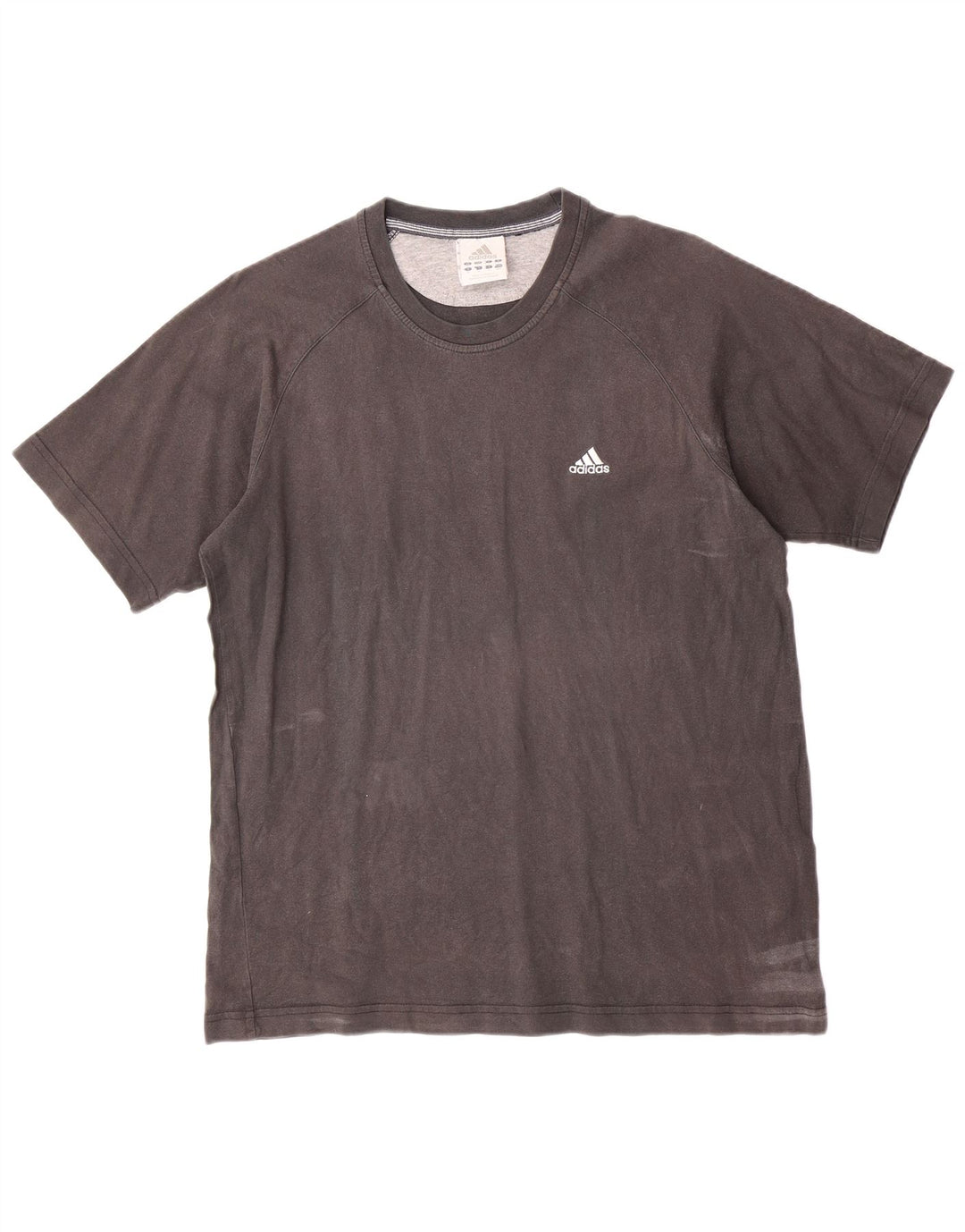 Camiseta masculina ADIDAS Top cinza médio algodão
