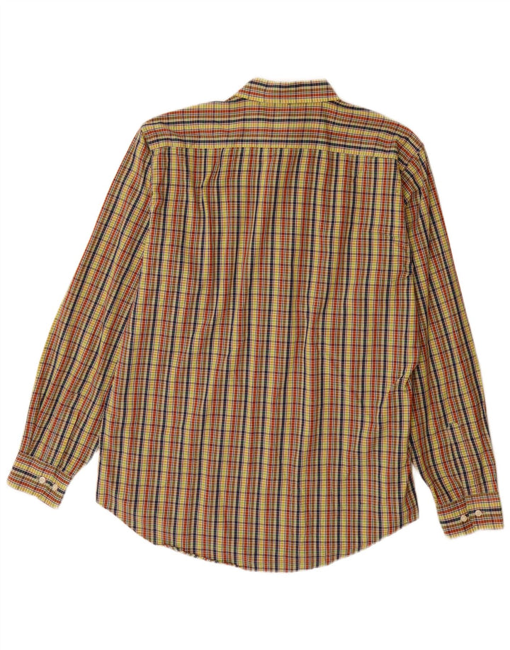 Camisa masculina balão tamanho 43 17 XL algodão xadrez multicolorido