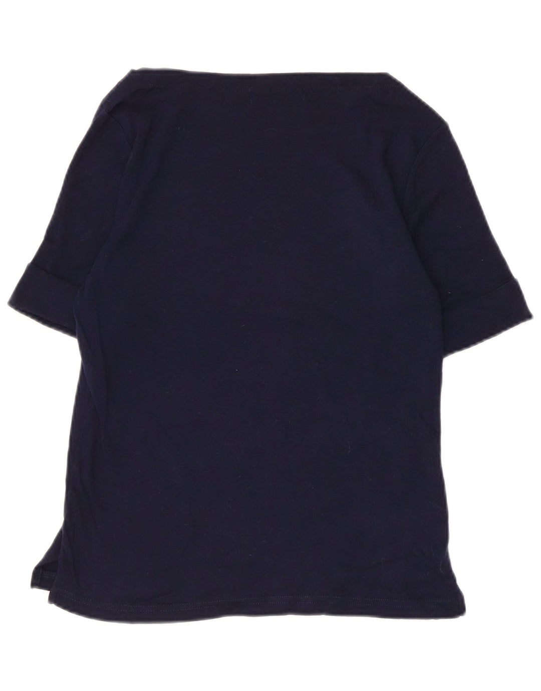 Blusa feminina Ralph Lauren UK 10 pequena azul marinho