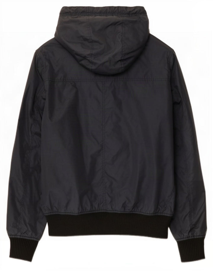 Jaqueta bomber masculina Refrigue com capuz UK 38 nylon azul marinho médio