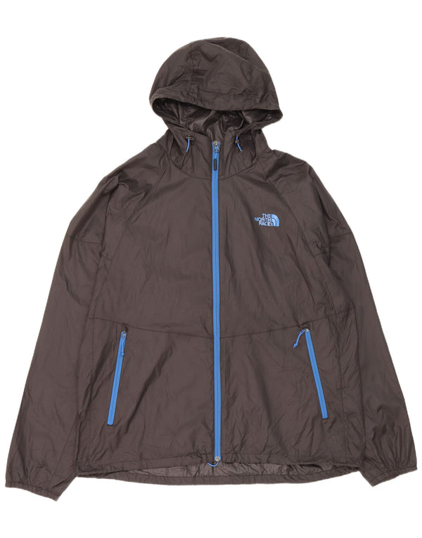 Jaqueta de chuva masculina com capuz The North Face UK 42 XL poliéster preto