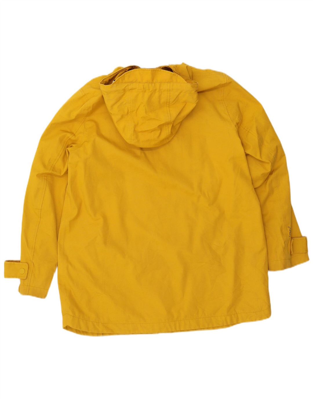 Capa de chuva feminina com capuz JOULES UK 14 grande poliéster amarelo