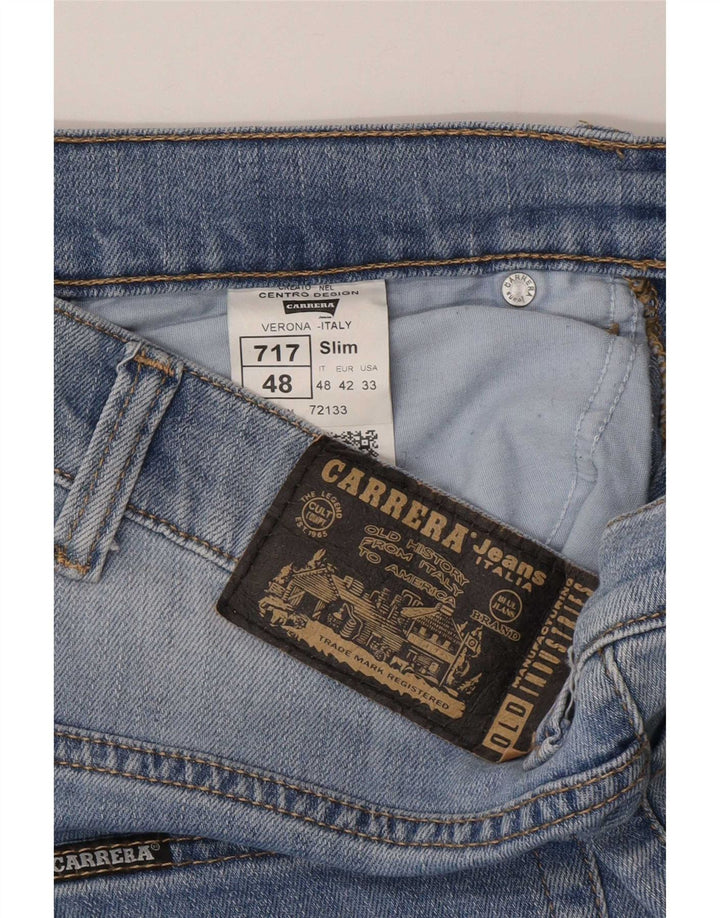 Carrera Masculino 717 Slim Jeans W33 L31 Azul Algodão