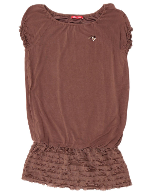 Liu Jo Girls Blusa Top 11-12 anos Viscose marrom