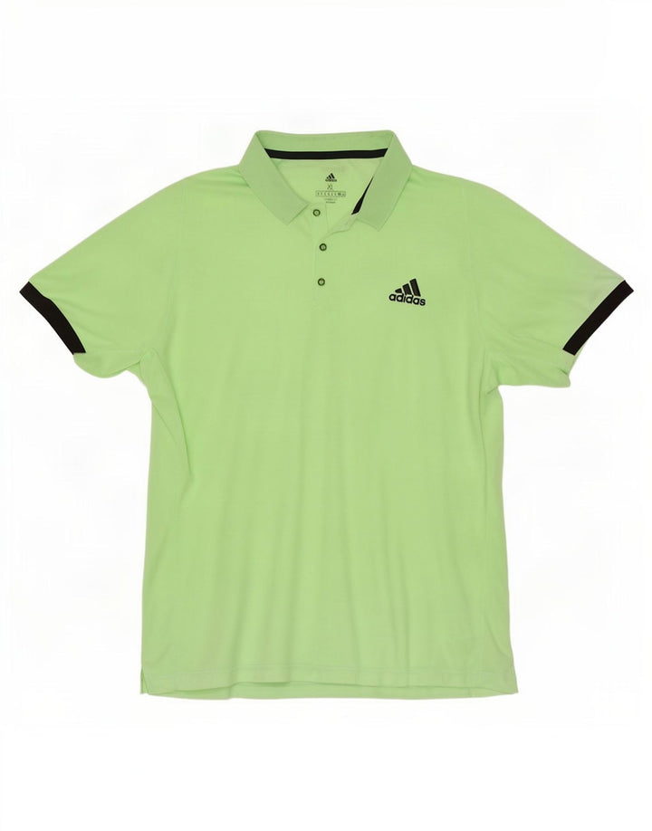 Adidas Mens Climalite Polo Shirt XL Verde Poliéster