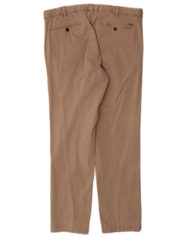 Calça Chino Masculina Slim Fit Henry Cottons W34 L31 Algodão Bege