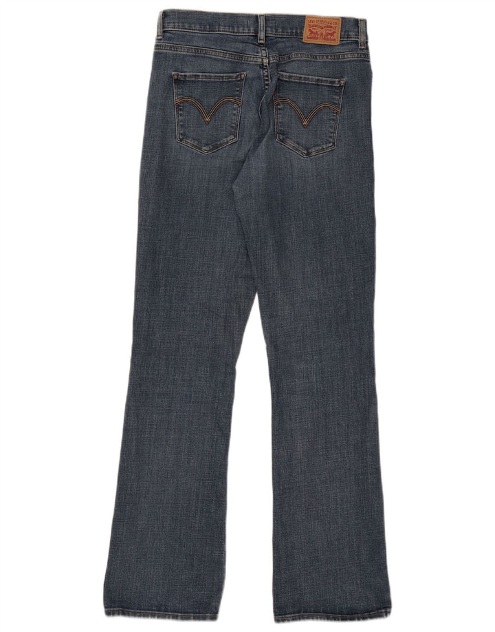 Jeans feminino clássico bootcut Levi's US 6 médio W28 L32 algodão azul