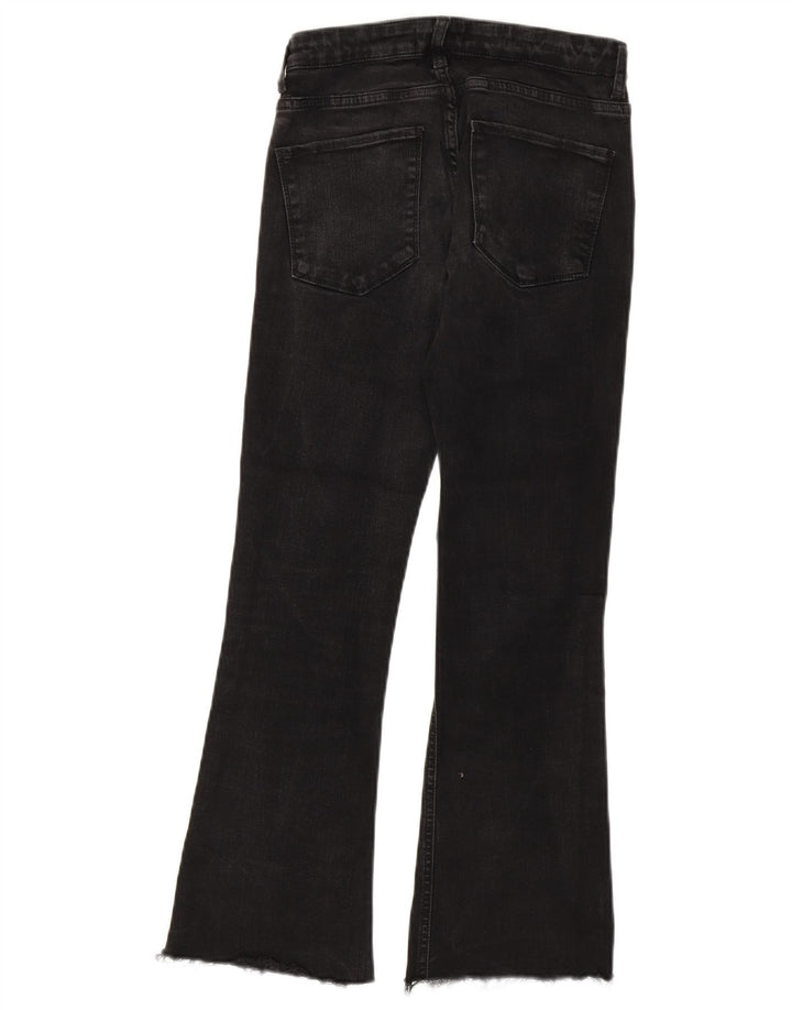 Calça jeans feminina Zara Bootcut EU 36 XS W26 L26 preta