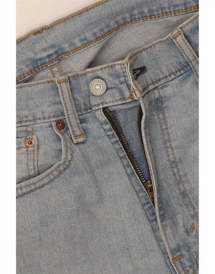 Jeans feminino Levi's 513 Straight W36 L30 Azul