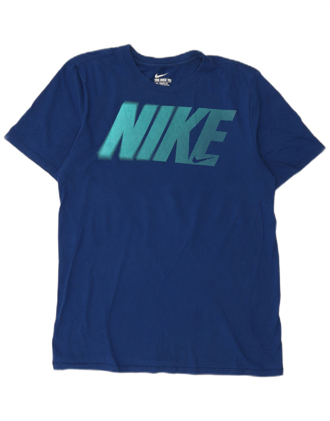 Camiseta Nike masculina Athletic Cut Graphic Top Médio Azul Marinho